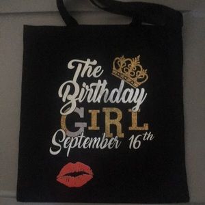 NWOT  September Birthday Girl Tote